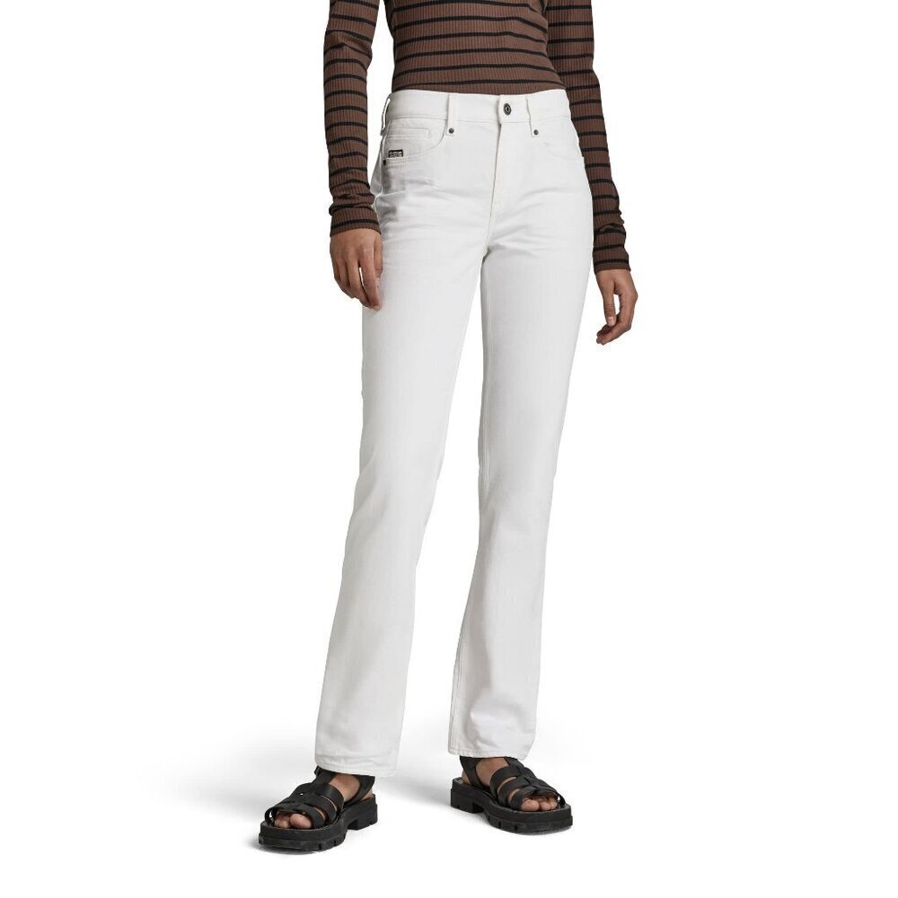 G-STAR RAW Noxer Straight Fit Jeans, White, 26W x 32L